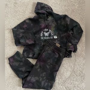 Vans tie dye sweat suit